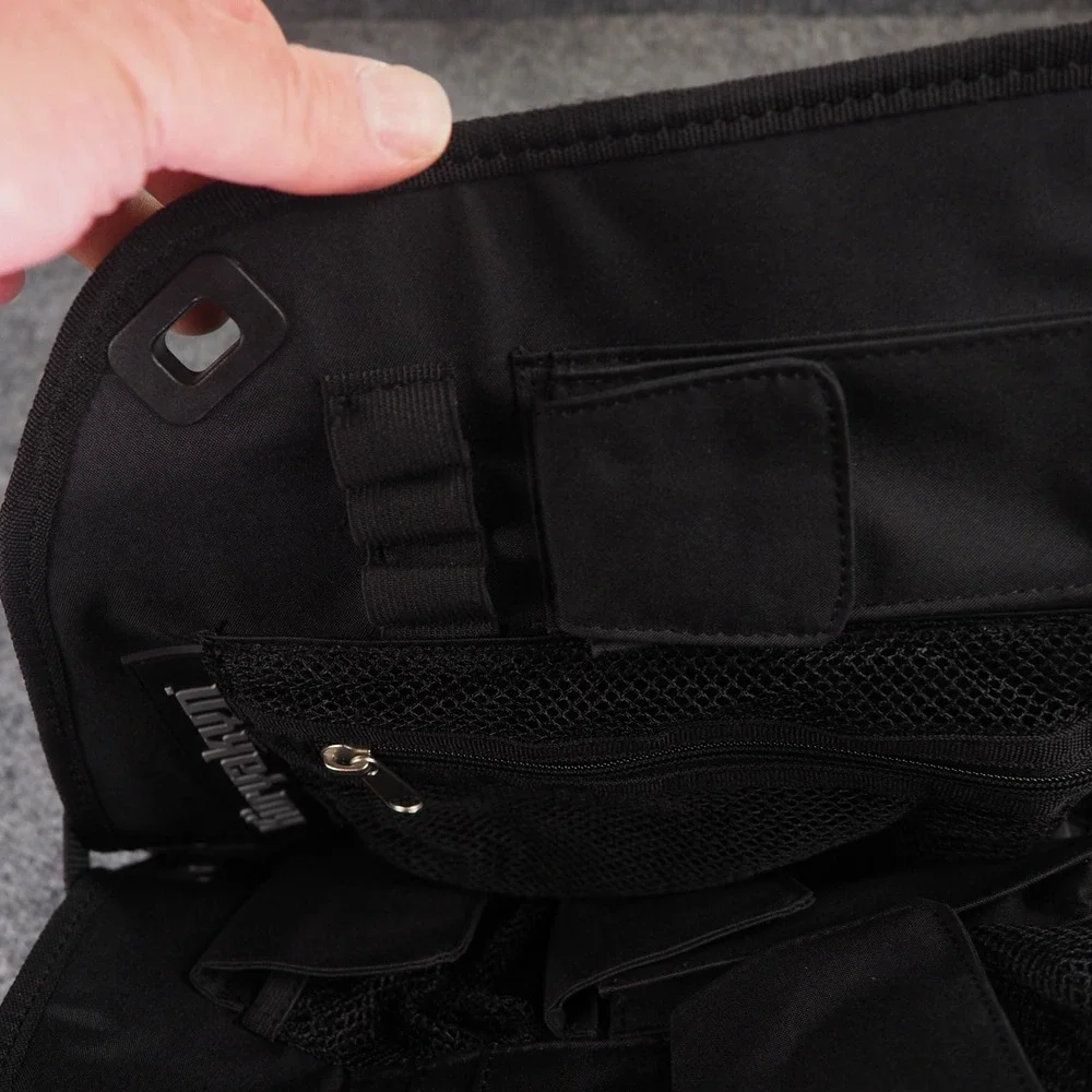Kuryakyn 5214 Saddlebag‎ Organizer Black Motorcycle Luggage Travel Tool Bag